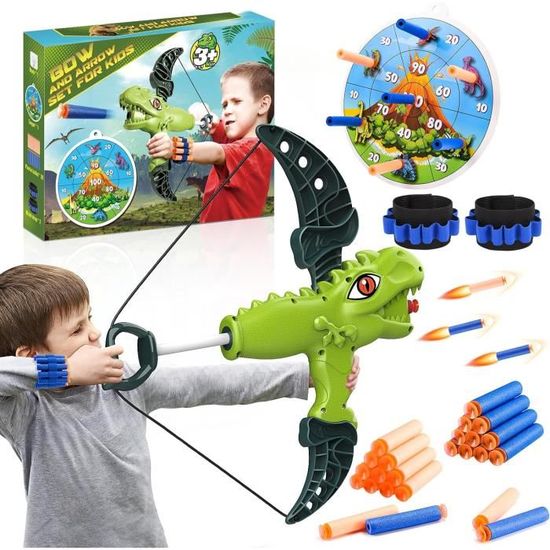 Toyzey Jouet Enfant 3 4 5 6 7 8 9 10 Ans Garcon Jouets Arc et Fleche pour Enfants 3 12 Ans Jeux Exterieur Garcon 3 8 Ans Cadeau58 Cdiscount Jeux Jouets