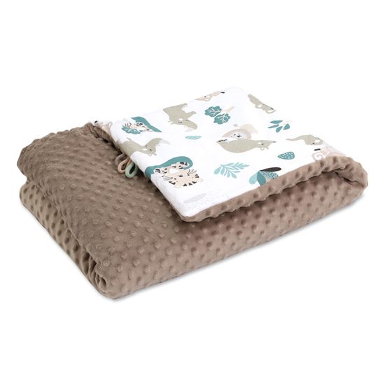 EliMeli Couverture Minky pour bébé, de qualité supérieure, super douce