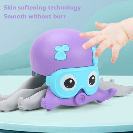 Jouet De Bain Lumineux En Forme De Poulpe Pour Bébé - Amusez-vous Dans L'eau !