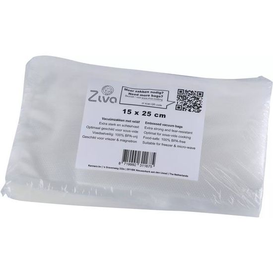 Poche De 50 Sacs Sous Vide Gaufré 15x30cm - Maison