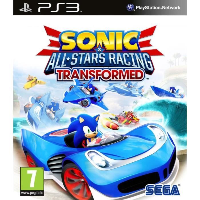 Sonic & All Stars Racing Transformed Jeu PS3