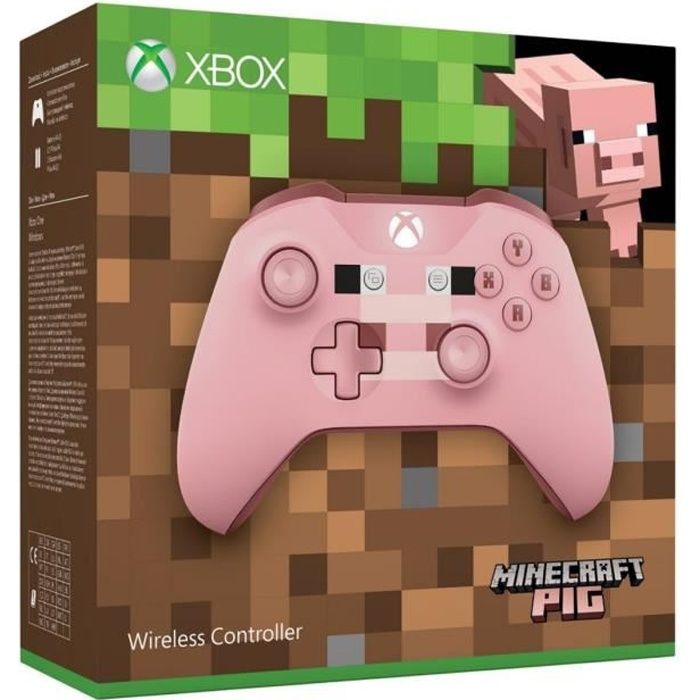 Manette Xbox Wireless Controller Sans Fil Minecraft Pig - vue 2