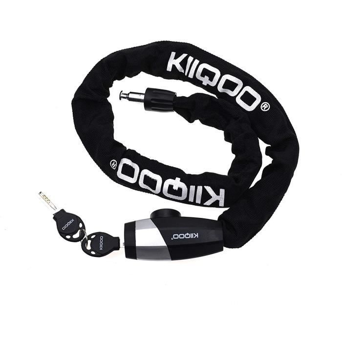 Cadenas Flexible Antivol Vélo/moto - Câble Acier Renforcé, Résistant Aux Coupes, Pour Portail/trottinette