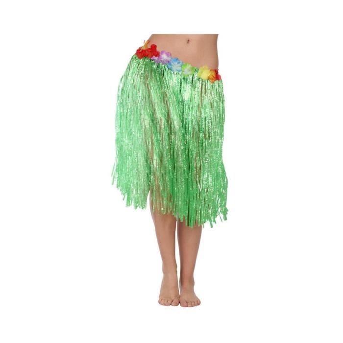 ATOSA Jupe hawaïenne - 41 cm - Verte