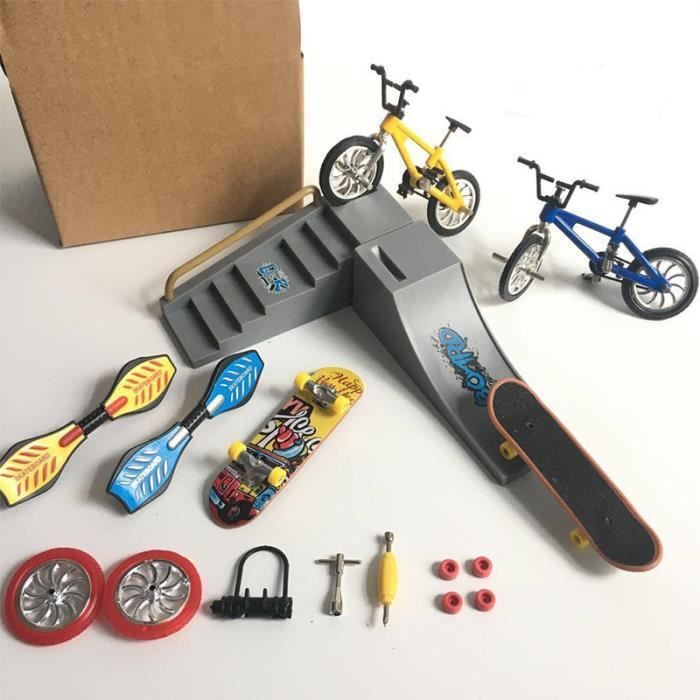 Jouets pour enfants, Jouet de Doigt Mini Vélo et scooter, Mini Vélo et scooter Jouet Alliage cadeau de Noël