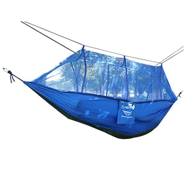 Hamac de parachute de 2 personnes double plein extérieur solide jardin de patio de jardin BU_LY * 249