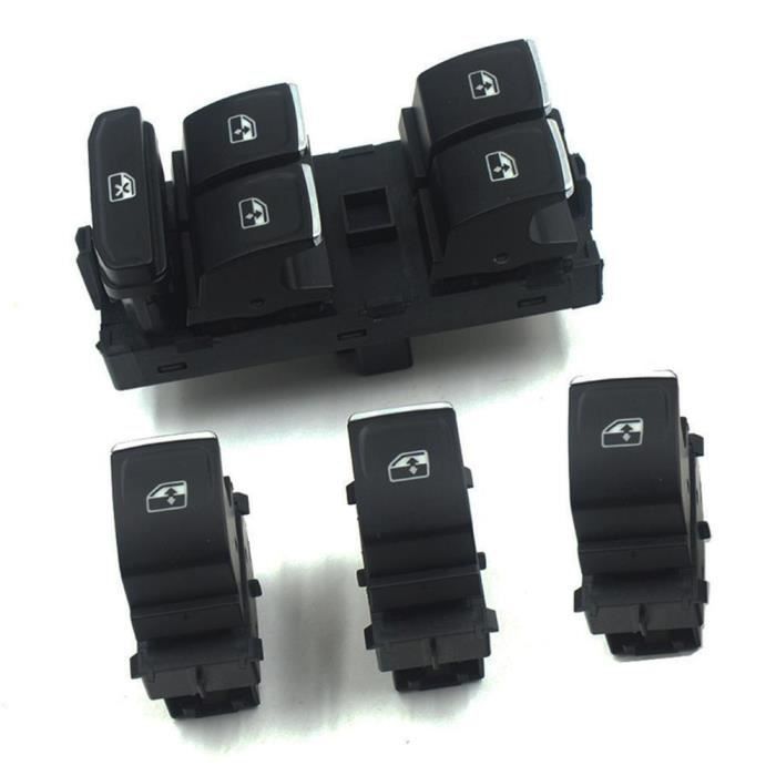 Set -Bouton de commande de vitre électrique, pour Volkswagen VW Golf Mk7 Passat B8 Tiguan Touran 2014 2015 2016 OE: