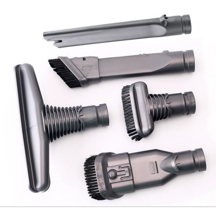 Brosse Kit Accessoires pour Dyson V8 V7 V10 Aspirateur avec Adaptateur,Total Clean Pièces pour Dyson V6 DC45 DC35 DC52 DC29 DC62