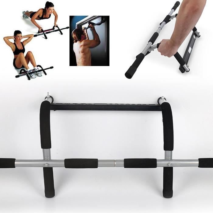 BARRE DE MUSCULATION TRACTION MULTIFONCTION POUR FITNESS
