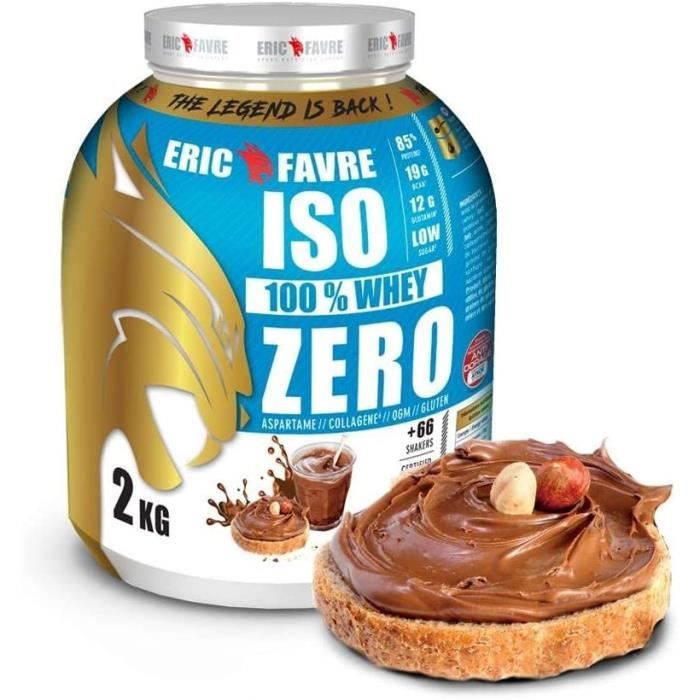 ISO WHEY ZERO 100% Pure Protéine Pure Whey Protéine Isolate Savoureuse Pour Prise de Masse Musculaire Assimilable Rapidement 2 86