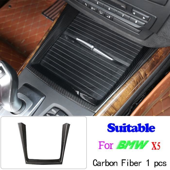 Amenagement Interieur,Accessoires de voiture Style en Fiber de carbone pour BMW X5 X6 E70 E71 2008 2013 ABS voiture - Type 9