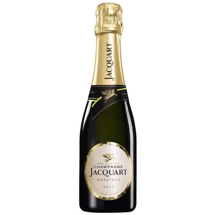 CHAMPAGNE JACQUART – Mosaïque Brut - Demi-Bouteille 375 cL - Cuvée pour des petites ou grandes célébrations