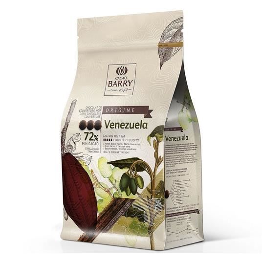 Chocolat de couverture Venezuela 72% - La boutique des pâtissiers