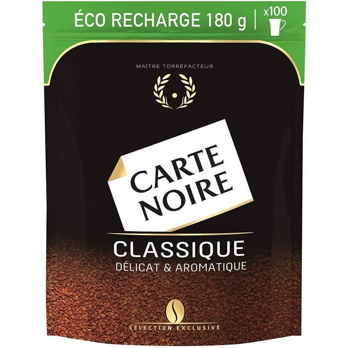 CARTE NOIRE Café Soluble Eco Recharge Classique - 180g