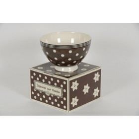 Bols à talon Pois - lot de 2 - BOLS&CO taupe