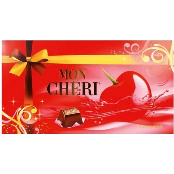 Ferrero Mon cheri chocolats liqueur de cerise 35 pièces 367,5g