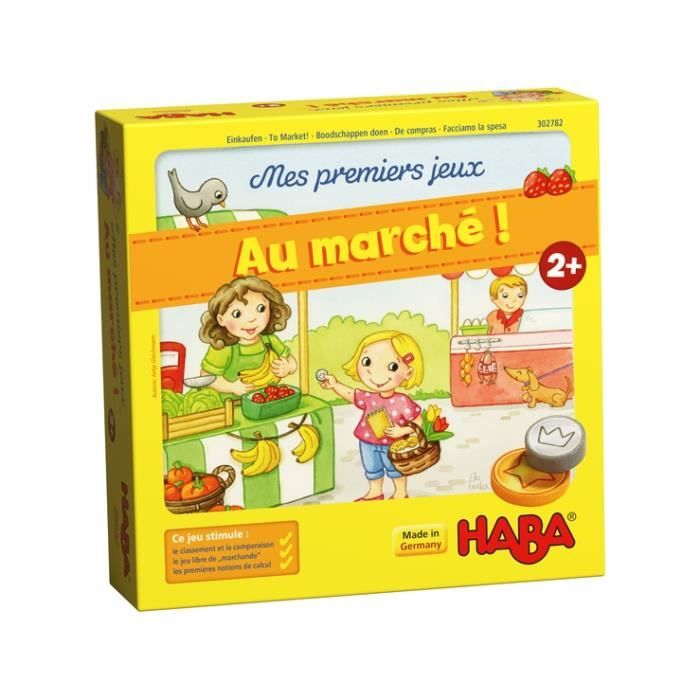 HABA - Mes premiers jeux – Au marché ! - Version Française