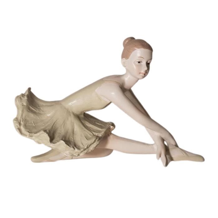 Résine Éléant Fiurine Vivid Charme Ballet Danseur Statue Étaère de Bureau Table Ornement de Collection Accueil Bureau g