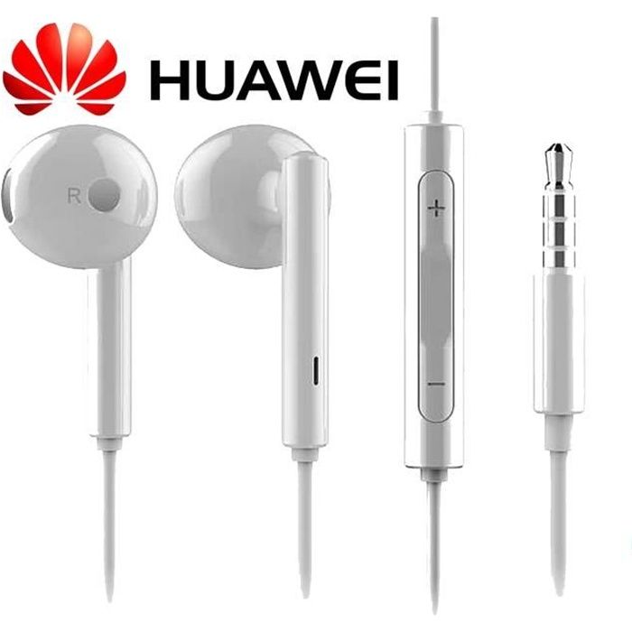Ecouteurs Casque Intra-Auriculaires Kit piéton Mains Libres d'origine pour Huawei AM115 Blanc - Marque Yuan Yuan