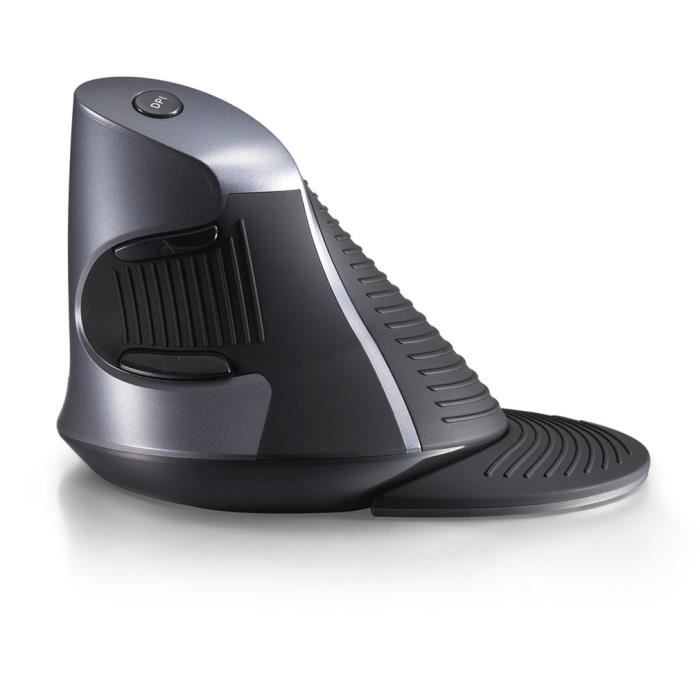 delux m618gx 2.4g souris sans fil ergonomique souris verticale 6 boutons 800-1200-1600 dpi souris avec repose-poignet