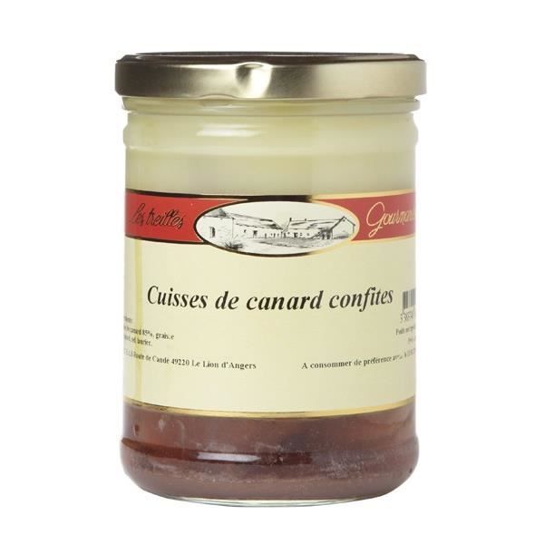 Cuisses de canard confites - 2 pièces, Bocal 740 gr