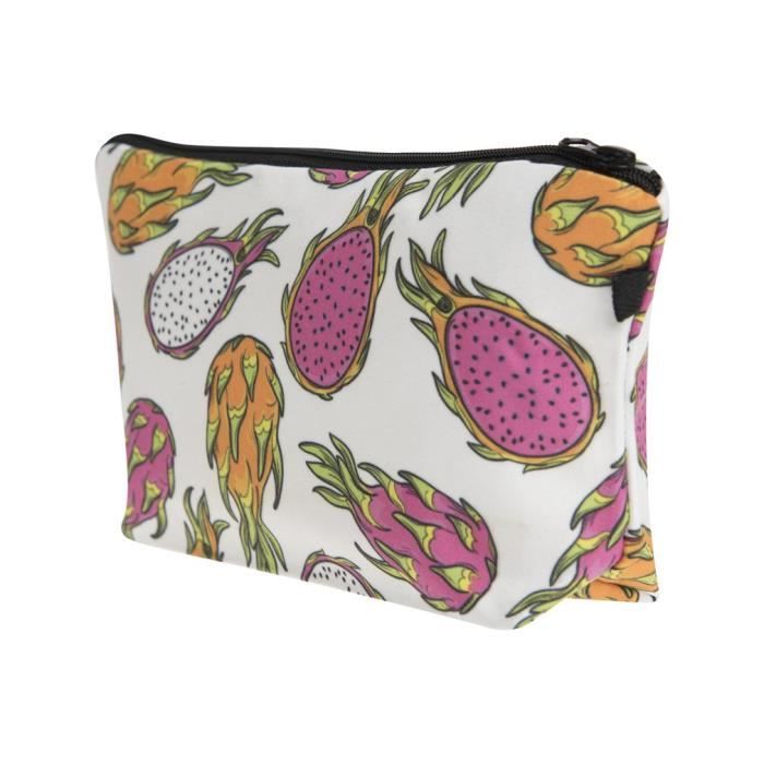 Sac Cosmétique Étanche Sac de Maquillage de Voyage en Plein Air Organisateur de Sac de Brosse de Toilette, Multicolore Mélangé
