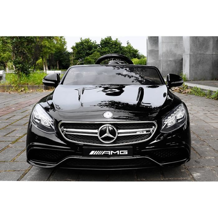 Voiture électrique pour enfant Mercedes S63 AMG 2 x 35W - noire
