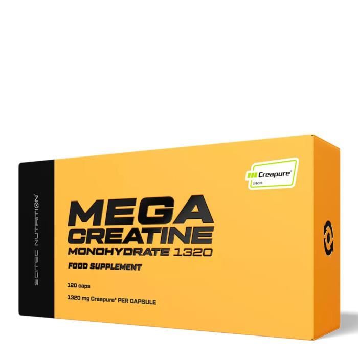 Créatine Creapure® Mega Creatine Monohydrate 1320 - 120 Gélules