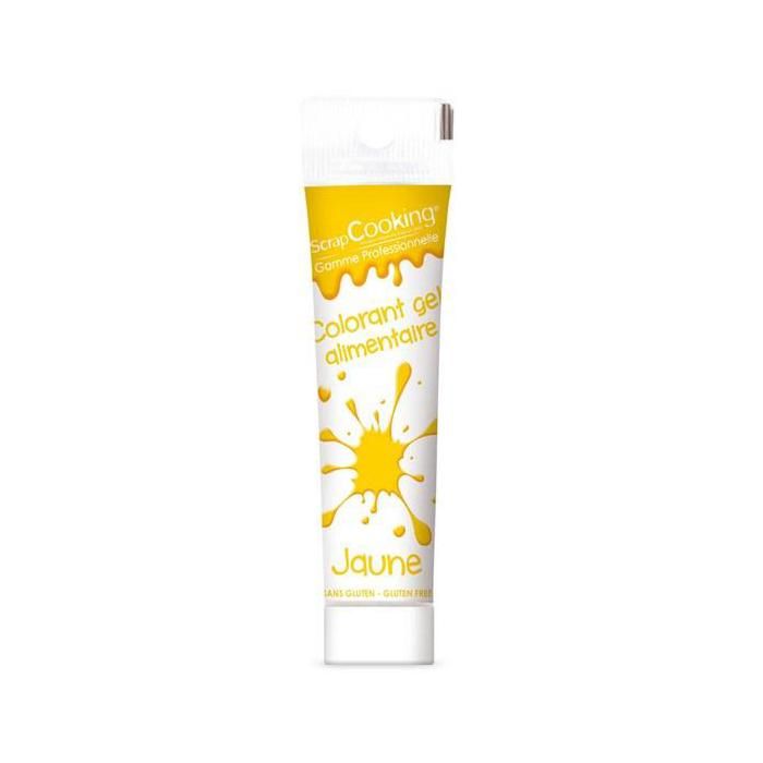Gel colorant alimentaire jaune 20 g