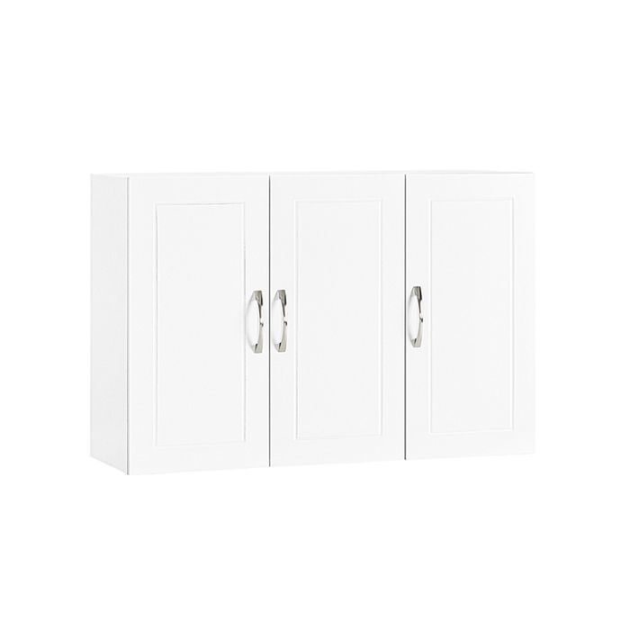 SoBuy Meuble Haut Salle de Bain Blanc Armoire Murale avec Étagères Réglables Rangement WC Suspendu Cuisine 90x30x60cm SoBuy Meuble Haut Salle de Bain Blanc Armoire Murale avec Étagères Réglables Rangement WC Suspendu Cuisine 90x30x60cm