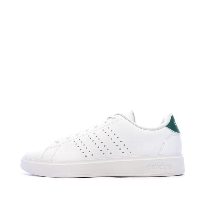 Baskets Blanches Homme Adidas Advantage Blanc Cdiscount