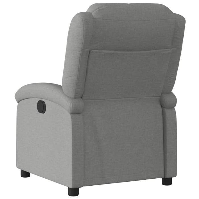 CLARENCE® Fauteuil TV/Chaise de salon/ Fauteuil inclinable - 1 PLACE - gris foncé tissu LV3608
