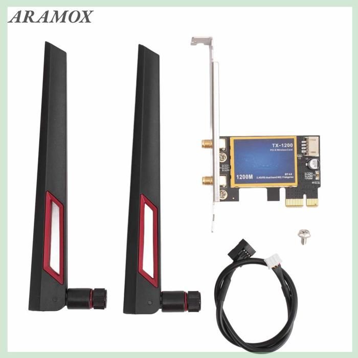 AC1200 PCIE SCHEDA WiFi per PC Dual Band Scheda di Rete Wireless BT4.2