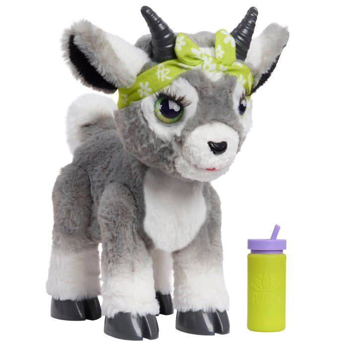 Jouet interactif - Just Play - Daisy the Yoga Goat - Peluche animée - 29 cm - Multicolore