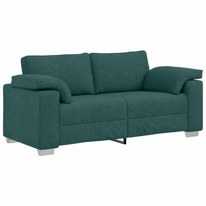Tissu Sofa Fixe - LEMON - Canapé Doux - 2/3 PLACES - Vert foncé 180x77x82 cm SS73