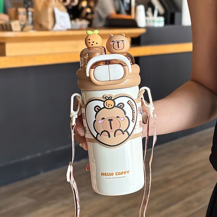 Tasse à café en acier inoxydable à double paroi —Mug isotherme en acier 316adapté aux boissons chaudes et froides — Design portable