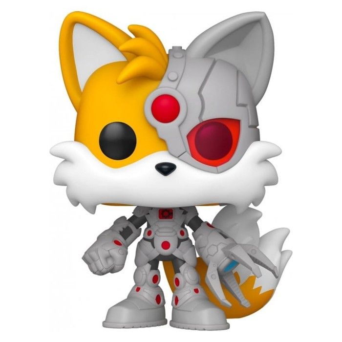 DC x Sonic the Hedgehog Figurine POP! Tails version Cyborg 9 cm - vue 2