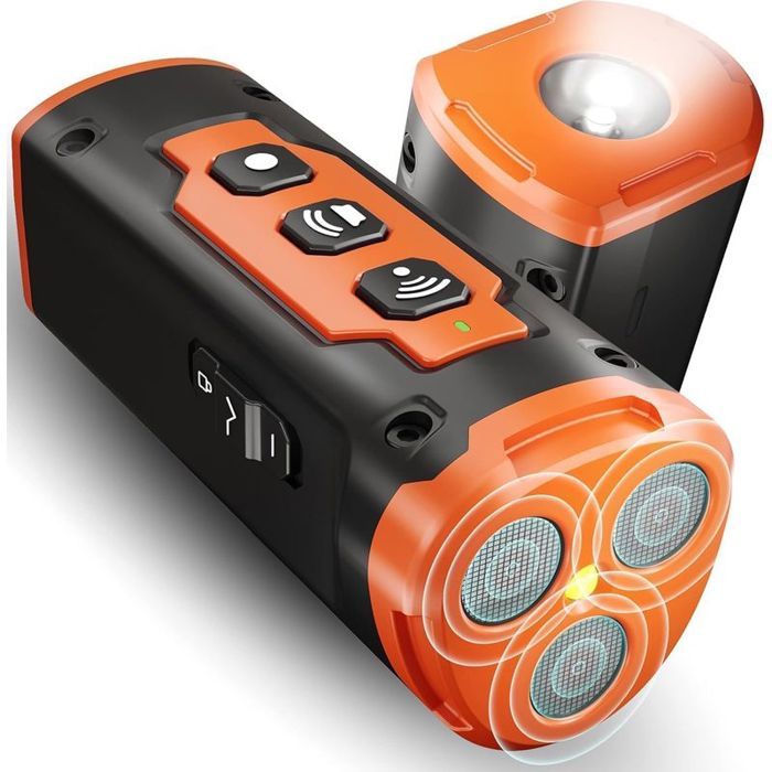 Dispositif anti aboiements à ultrasons pour chien dispositif anti aboiements multimode avec lampe de poche LED