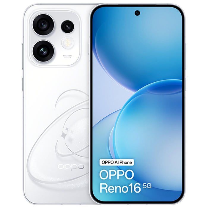 Téléphone portable OPPO Reno16 5G 8 Biały pop 6.32" 5G - vue 2
