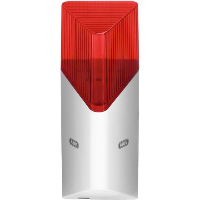 Sirene ABUS FUSG35000A Sirene 100dB LED clignotante Installation sans fils Notification batterie faible Neuf - vue 3