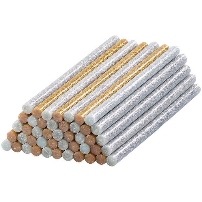 Bâtonnets De Colle - AGT - 200 Pièces - 11mm - 5 Couleurs Chatoyantes