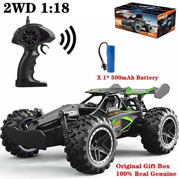 Voiture RC ACAMMZAR 4WD – Cascade 360° – Tout Terrain – Avec Lumières LED – Enfant Adulte