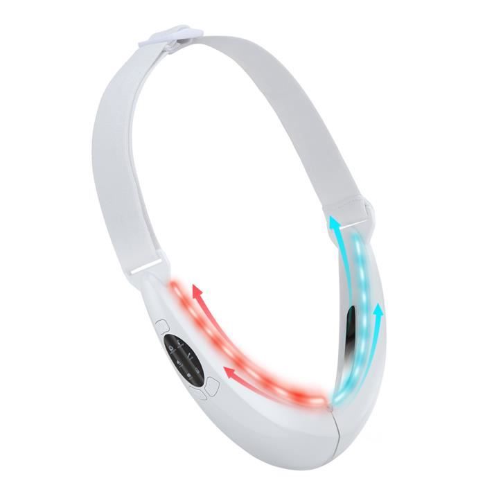 Appareil De Lifting Du Visage Thérapie LED Photonique Avec Vibrations - Neuf - Rechargeable USB