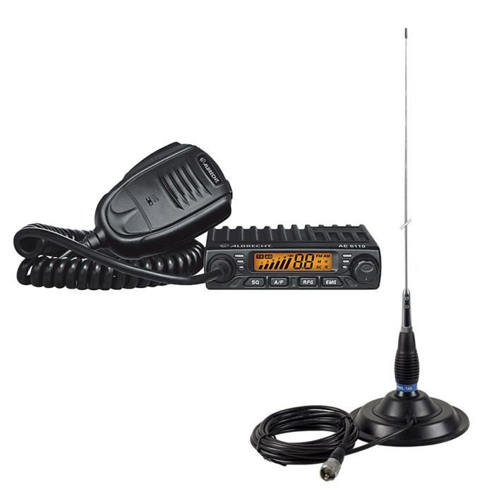Kit Radio Cb Albrecht Ae 6110 Asq Cb Antenne Pni Ml145 Avec Support Magnetique 145 Pl 145mm Achat Vente Radio Cb Kit Radio Cb Albrecht Ae 61 Cdiscount