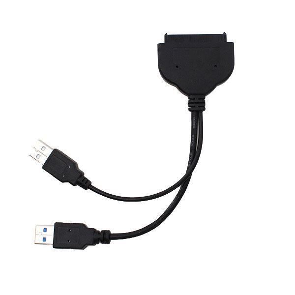 USB 3.0 vers SATA 22 broches 2,5 pouces Disque dur SSD pilote câble  adaptateur WSM4111104A_2942 - Cdiscount Informatique