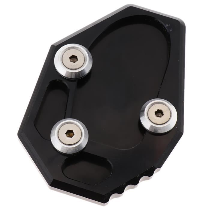 Support de plaque d'extension de béquille latérale de moto pour yamaha  mt-07 noir - Cdiscount Auto