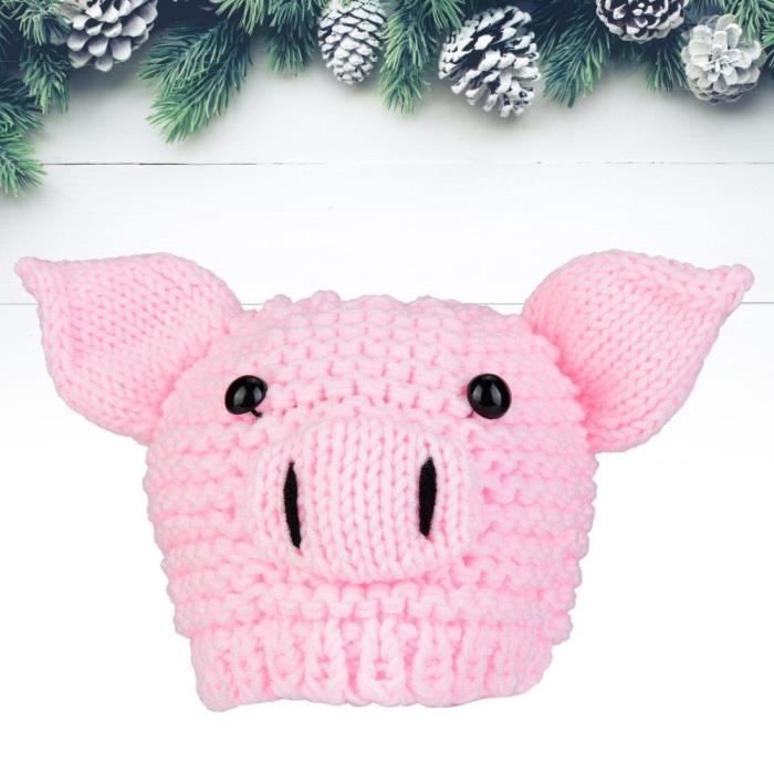 Nouveau Ne Bebe Chapeau De Modele De Dessin Anime Mignon Cochon Bebe Accessoires De Photographie Chapeau Rose Cdiscount Jeux Jouets