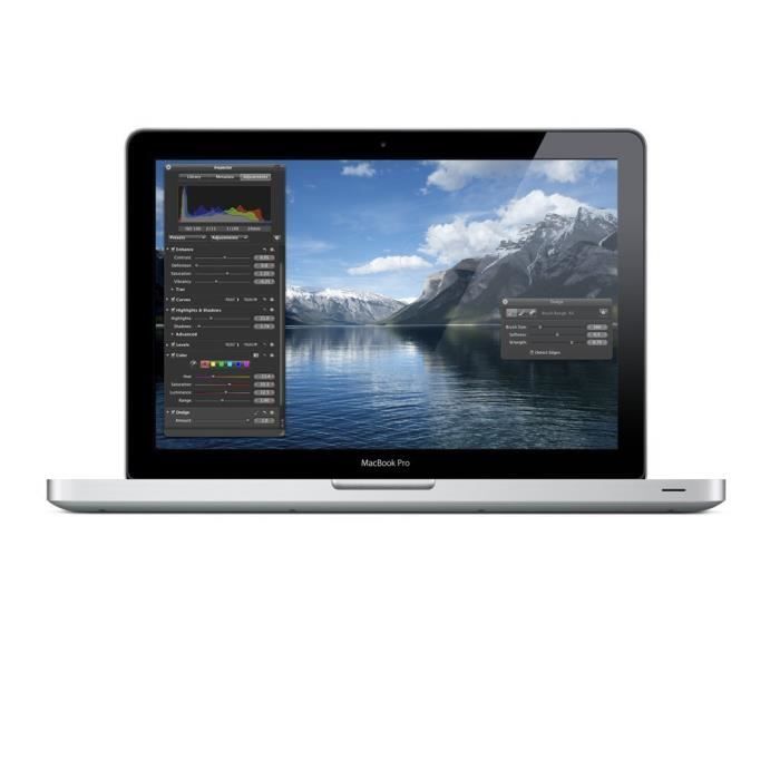  PC Portable Apple MacBook Pro A1278 Mid-2010 13" Intel Core 2 Duo, 4 Go RAM, 250 Go HHD, Clavier QWERTY pas cher