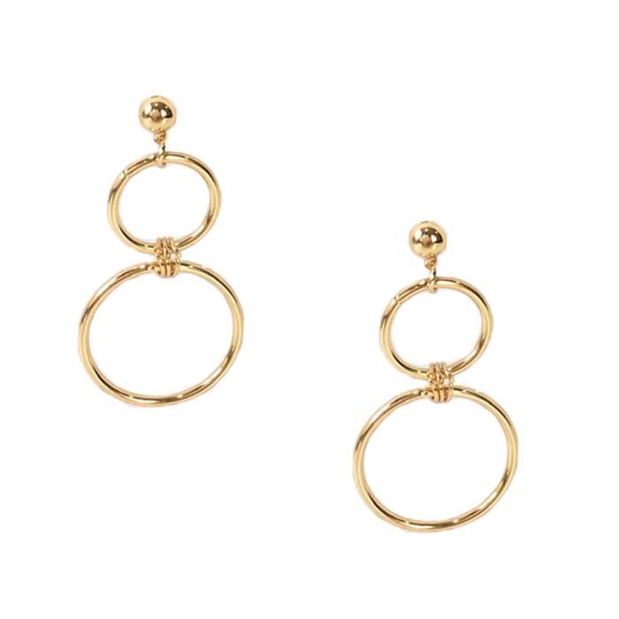 Boucles doreilles ovale noire be free fleur rouge et bleu acier inoxydable argent