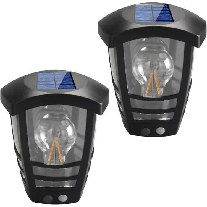 BENMA Lot de 2 Lampes solaires d'extérieur à détecteur de mouvement